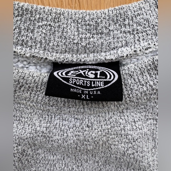 VINTAGE  EXIST SPORTS LINE WHITE & GREY MYRTLE BEACH SWEATER - XL - Picture 8 of 13